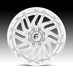 Fuel Hurricane D809 Polished Milled Custom Truck Wheels 3